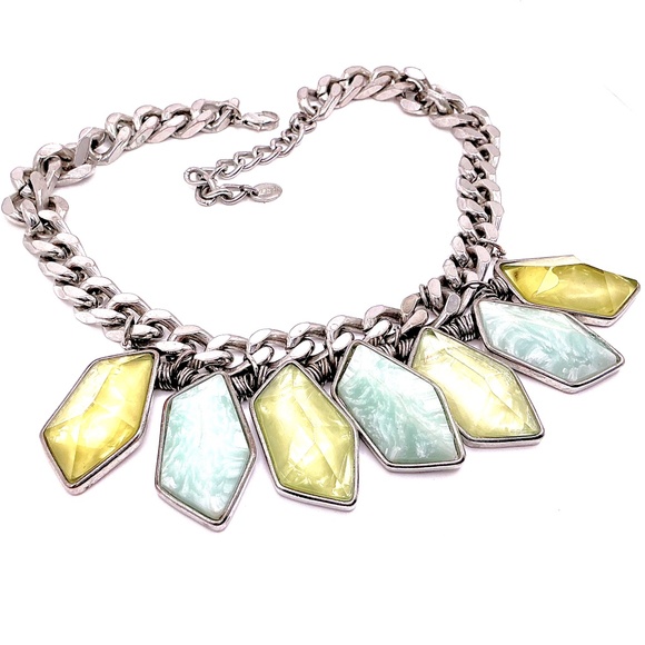 Vintage ZARA Silver Tone Statement Necklace 17” With 3” Extender - Picture 1 of 3